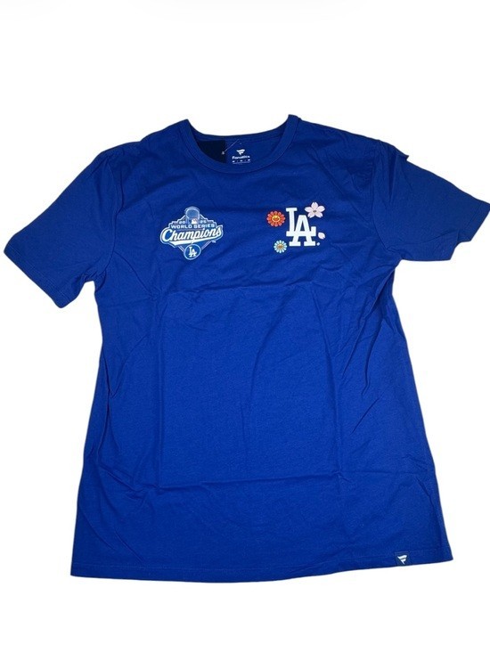 NEW Takashi Murakami x Fanatics Los Angeles Dodgers 2025 Tee Men\'s Medium Blue