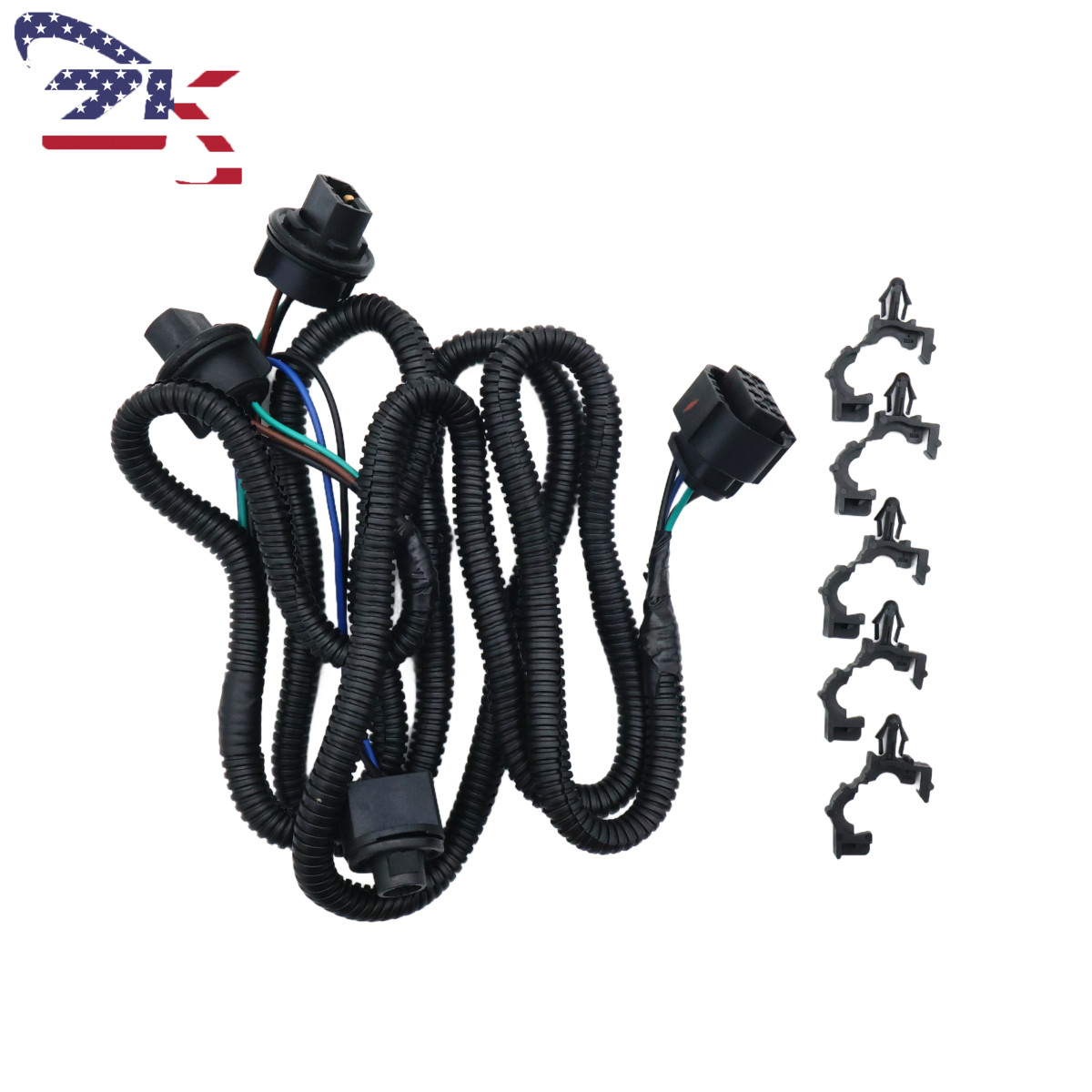 Passenger Side Tail Light Wiring Harness For Chevrolet Silverado 1500 2014-2015