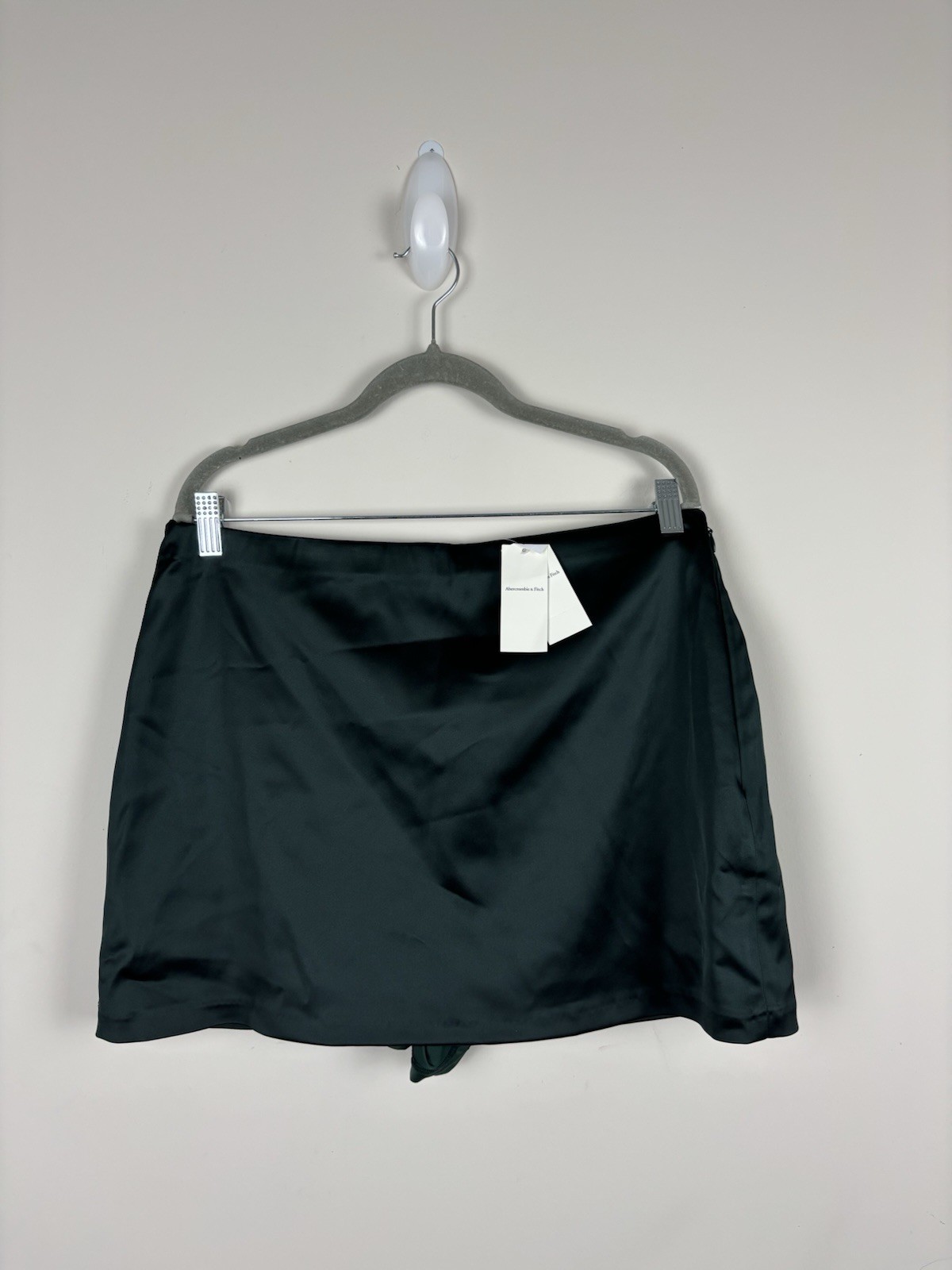 Nwt Abercrombie & Fitch Scarlett Mini Skort Women Size Large Green Stretch