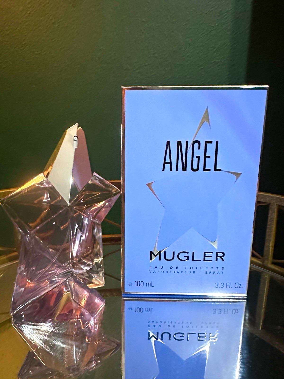 Mugler Angel Eau de Toilette Spray 3.3 fl oz Regular Size EDT Mugler Angel Eau de Toilette Spray 3.3 fl oz Regular Size EDT