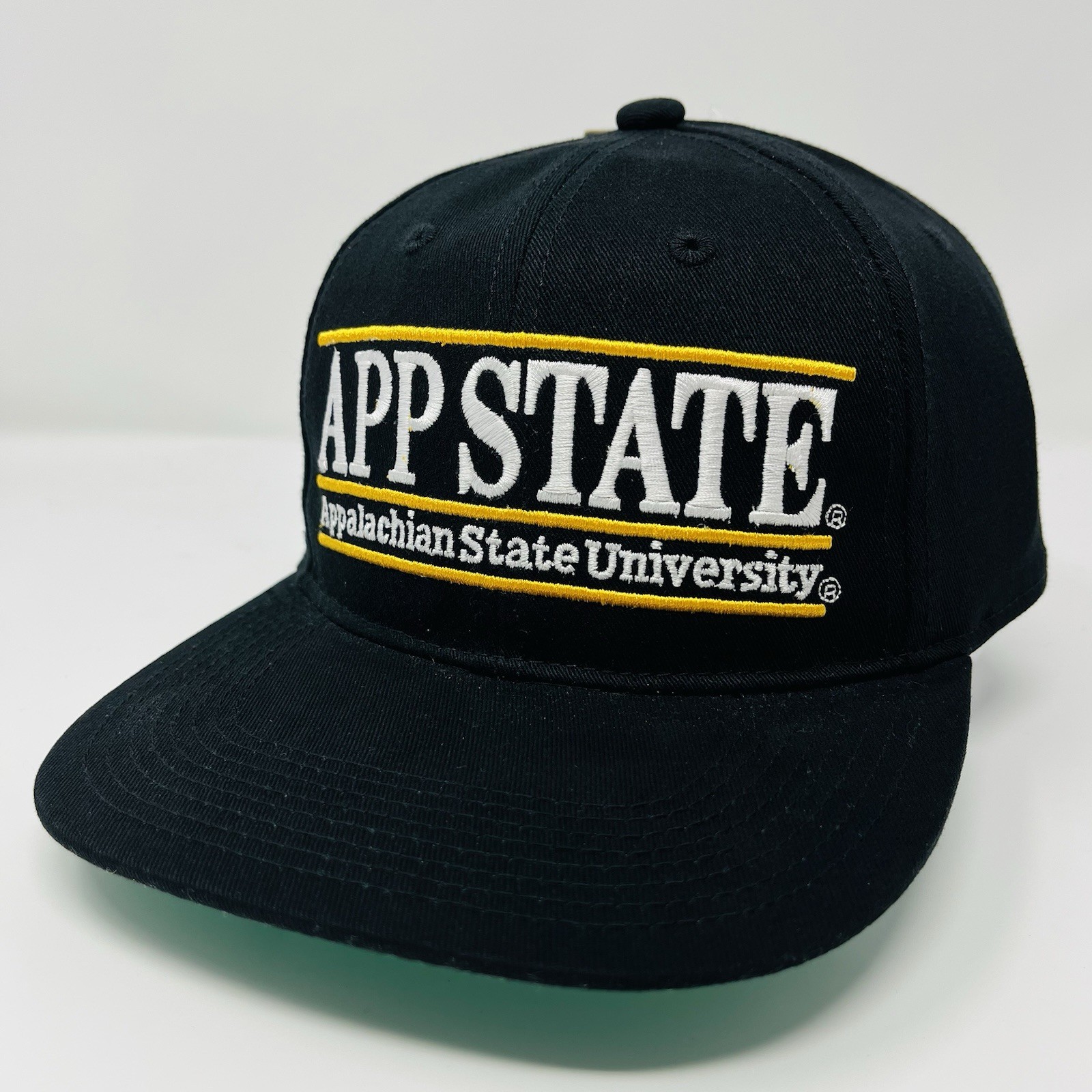 NCAA Appalachian State University Mountaineers App Black Snapback Mens Hat NEW NCAA Appalachian State University Mountaineers App Black Snapback Mens Hat NEW