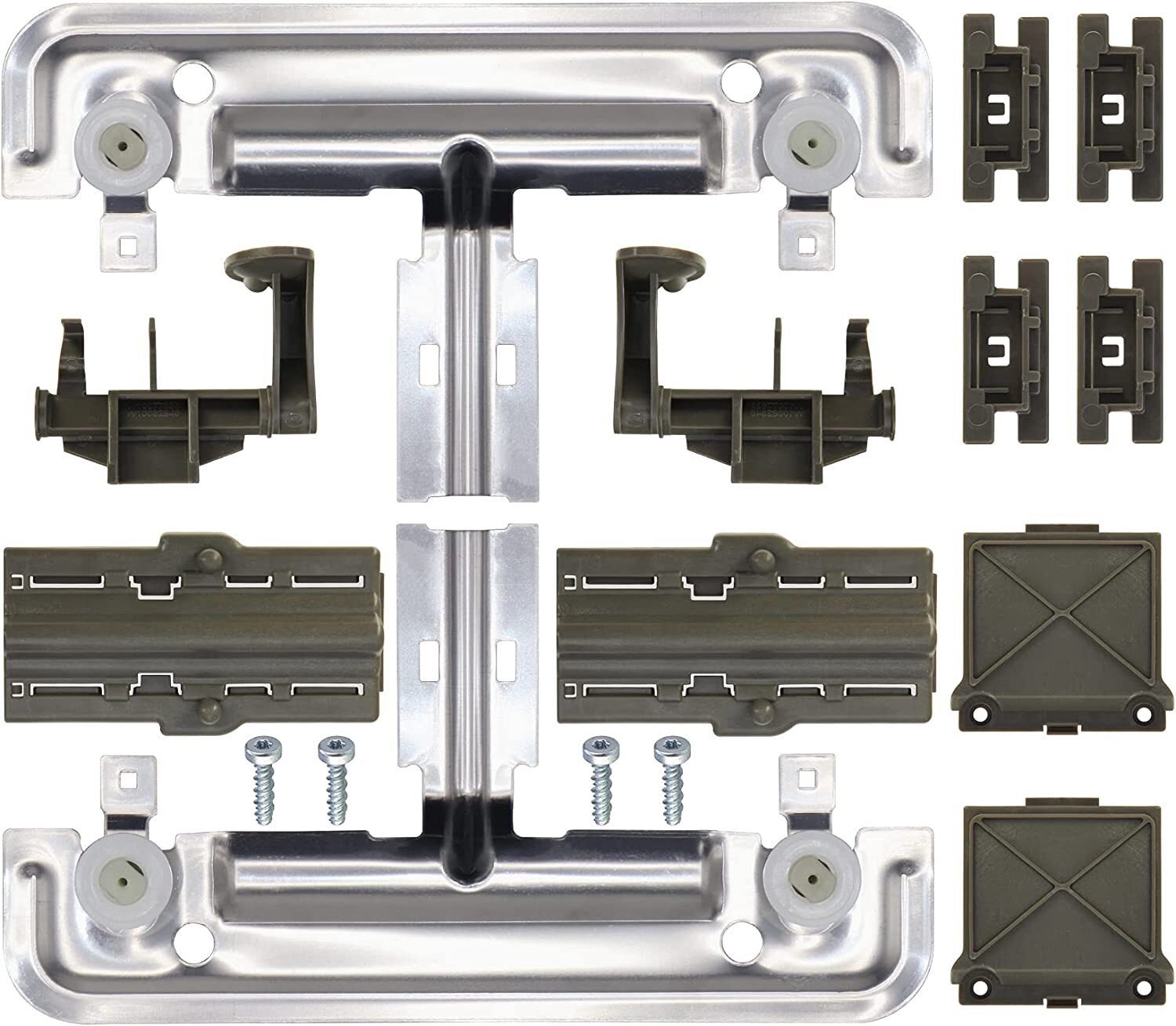 NEW W10712395 Dishwasher Upper Rack Adjuster Metal Kit AP5957560 PS10065979