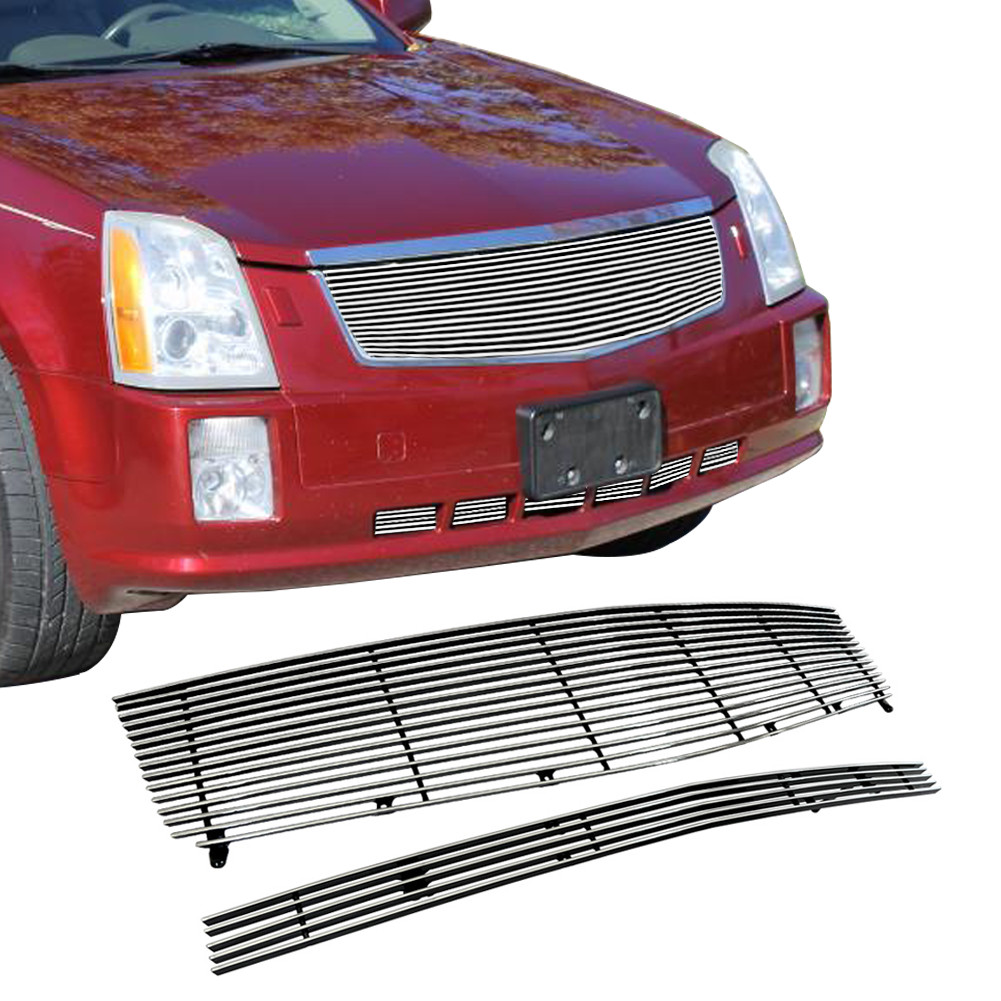 Fits Cadillac SRX 2005-2009 Aluminum Chrome Billet Grille Grill Insert Combo Fits Cadillac SRX 2005-2009 Aluminum Chrome Billet Grille Grill Insert Combo