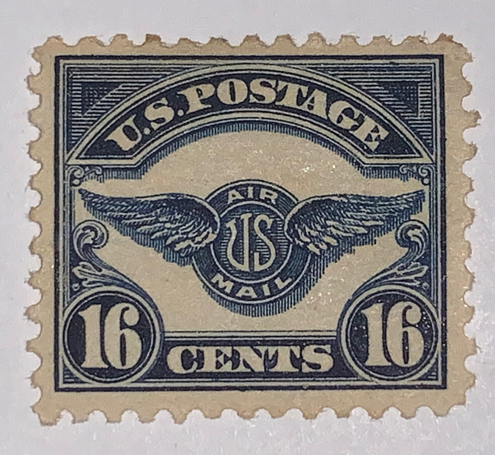 TRAVELSTAMPS: 1923 US Stamps Scott # C5 Air Post BADGE OF AIR SERVICE Mint Mogh