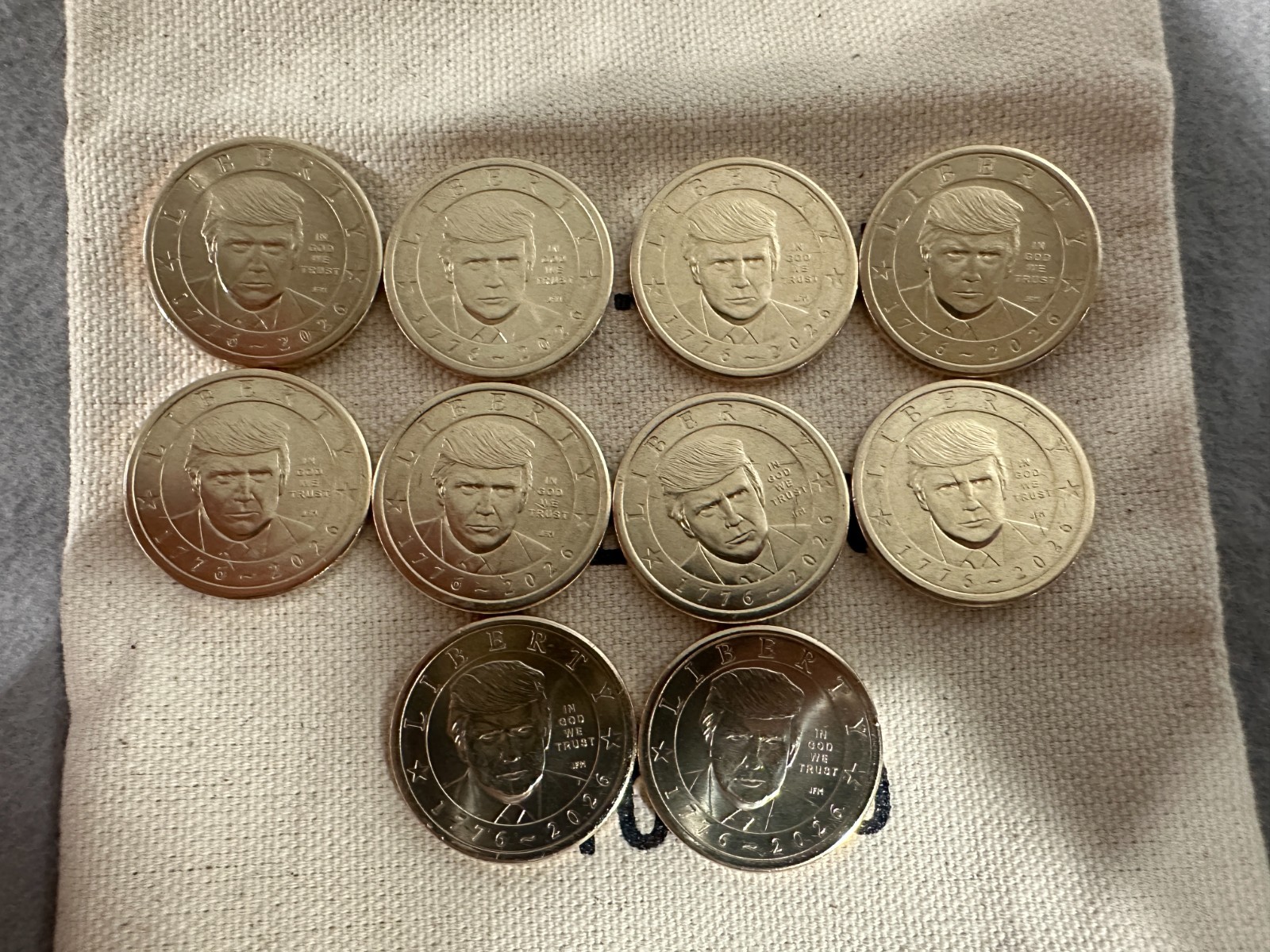 2026 US Donald Trump Dollar Uncirculated Lot of 10 In Hand Ships Now 2026 US Donald Trump Dollar Uncirculated Lot of 10 In Hand Ships Now