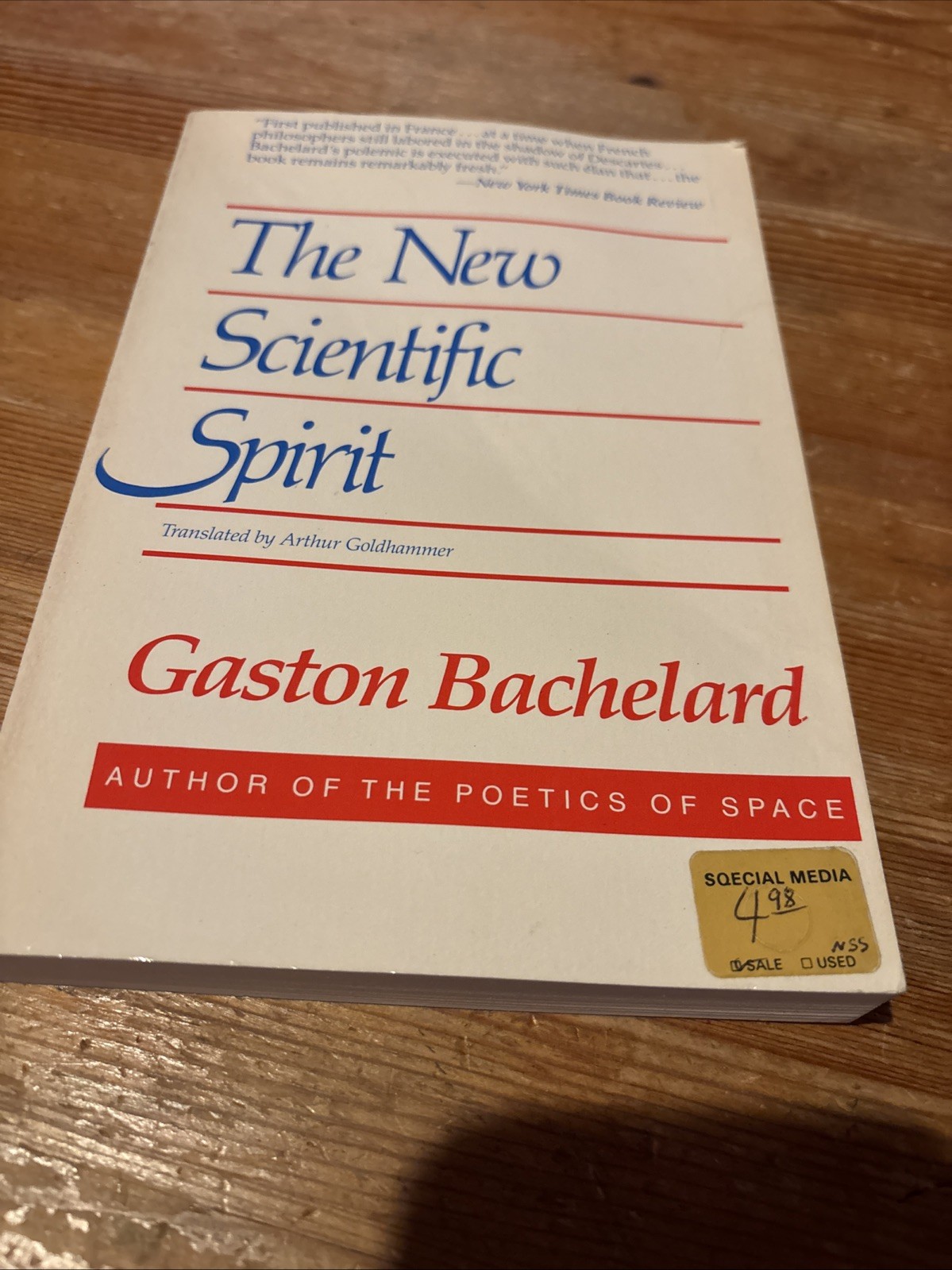 The New Scientific Spirit (English and French Edition) The New Scientific Spirit (English and French Edition)