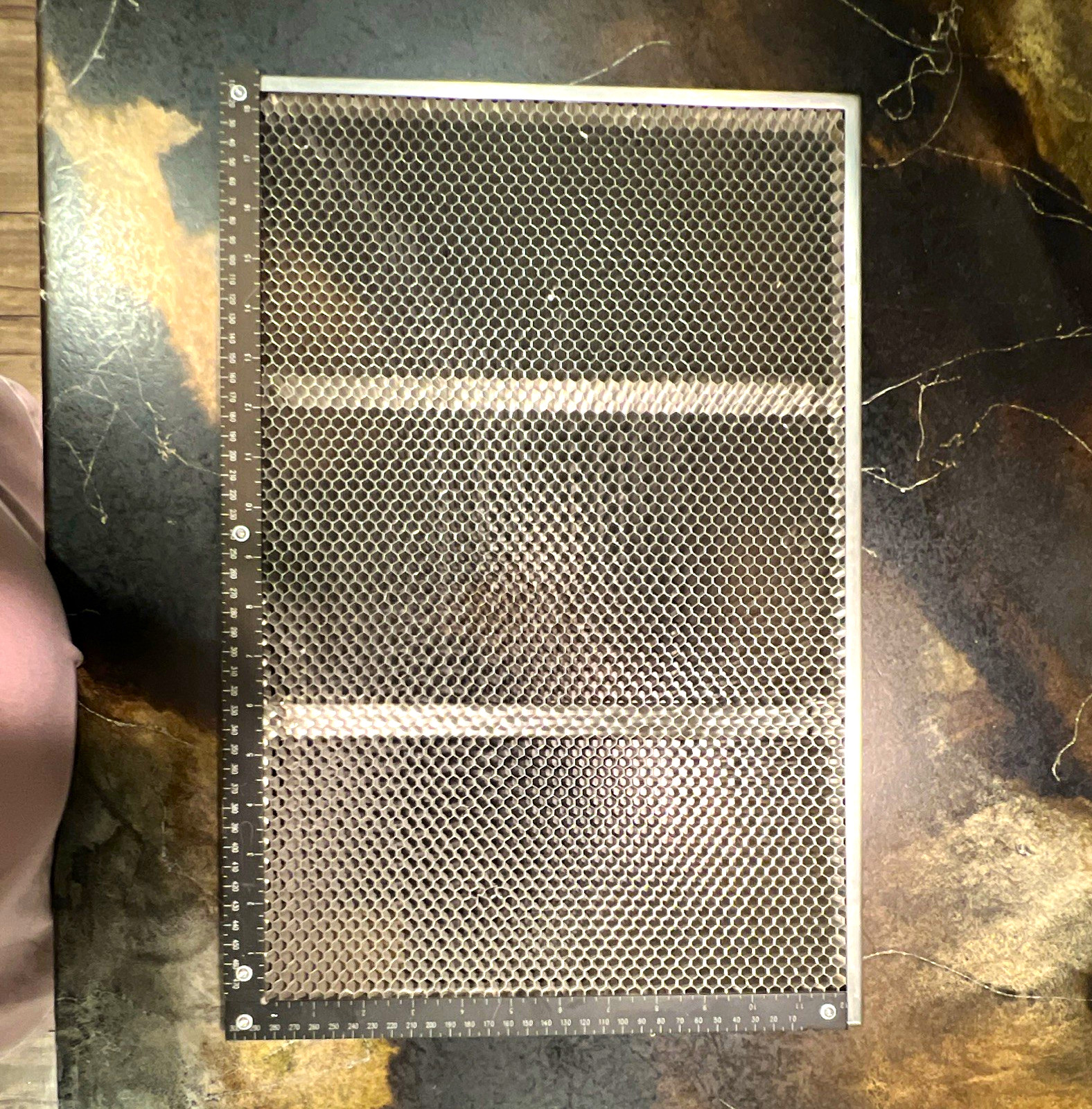 Aluminum Expanded Metal Sheet Mesh Panel Silver 10 x 12 in, 0.07 in Thick