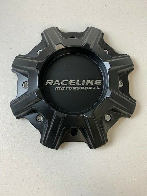 Raceline Motorsports CAP8035-2-U9B C816-2 Matte Black Center Cap 