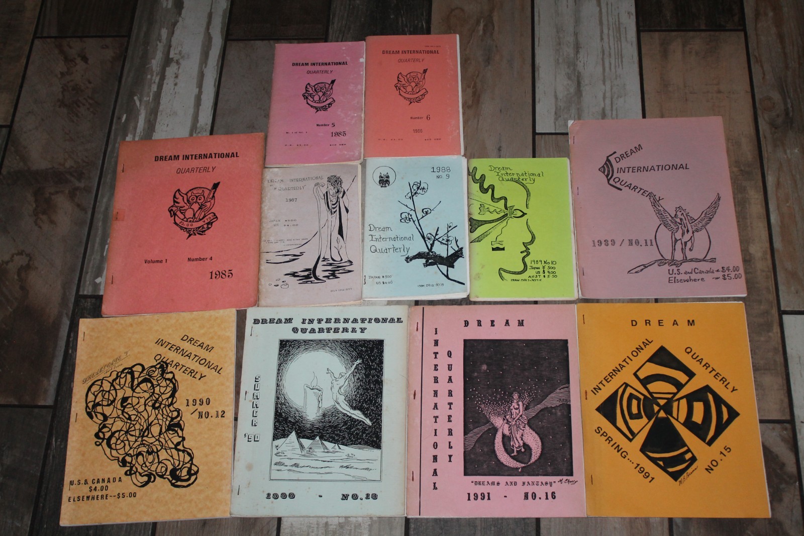 Vintage Dream International Quarterly Huge 11 Book Lot Sci Fi