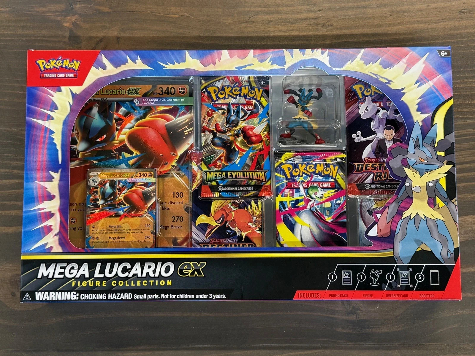 Pokemon TCG Mega Lucario EX Premium Figure Collection Box New Sealed Pokemon TCG Mega Lucario EX Premium Figure Collection Box New Sealed