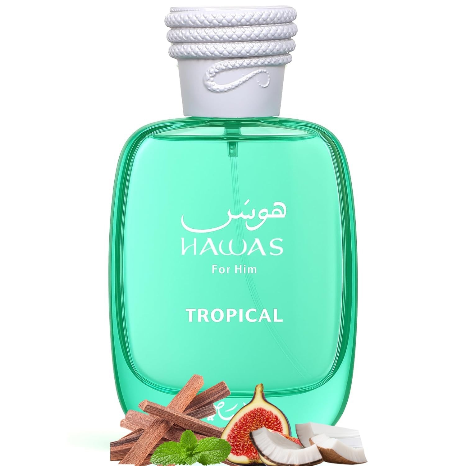 Rasasi Hawas Tropical - Aromatic Green, Coconut, Sweet, EDP Men, 3.4oz