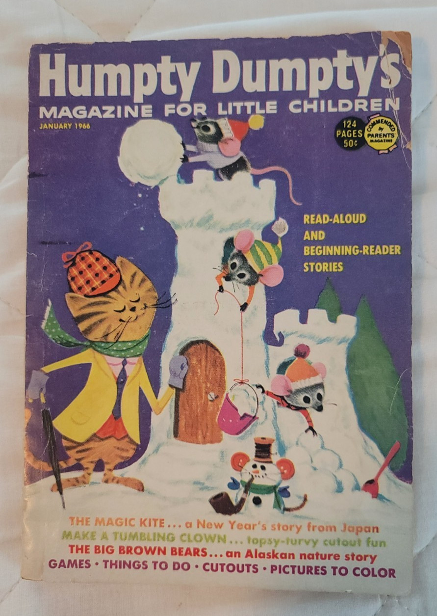 Vintage Collectible - Humpty Dumpty\'s Magazine For Little Children, January 1966 Vintage Collectible - Humpty Dumpty\'s Magazine For Little Children, January 1966