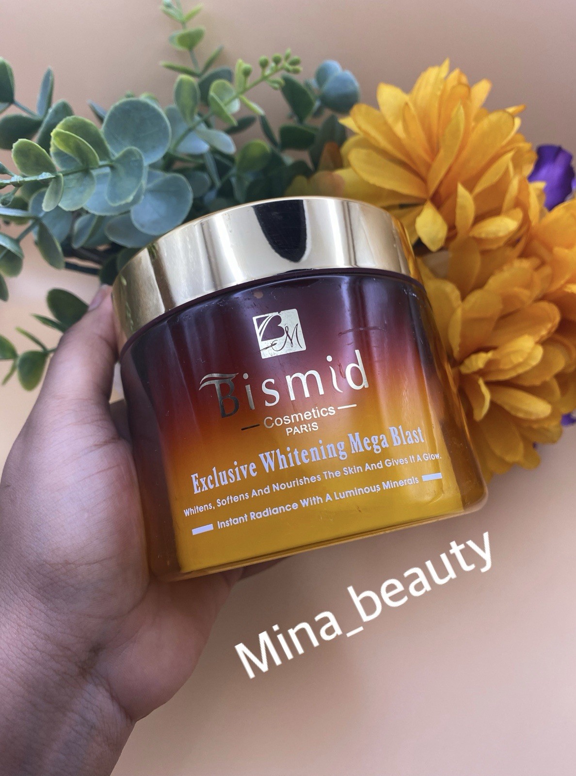 Bismid Exclusive Whitening Mega Blast Cream Dark Spots SPF 50 Broad 16.9 oz