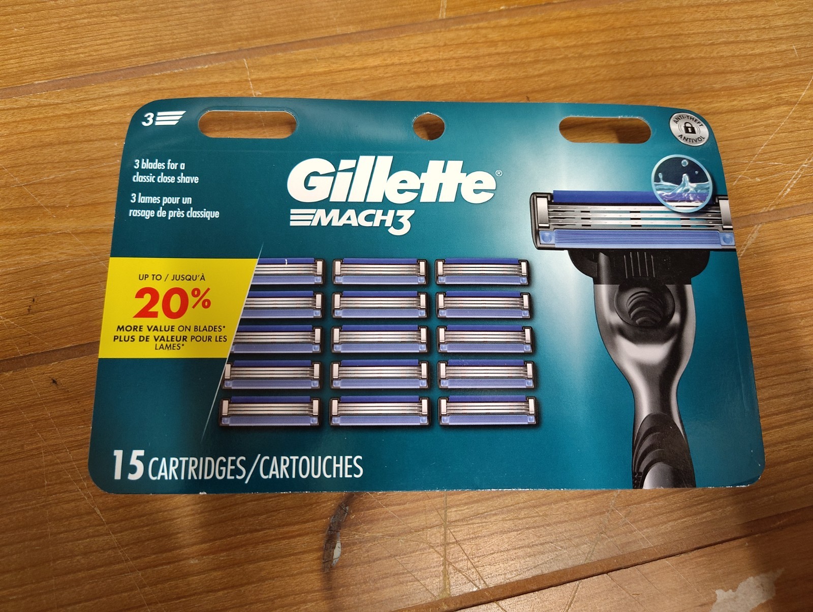 Mach3 Mens Razor Blades Refill 15 Cartridges - Brand New SEALED Mach3 Mens Razor Blades Refill 15 Cartridges - Brand New SEALED