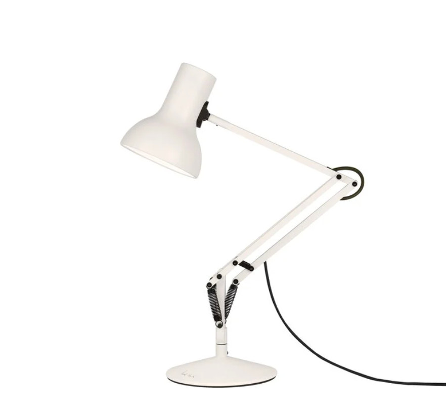 Anglepoise Type 75 Mini Alpine White Metal Task Lamp - Original New in Box