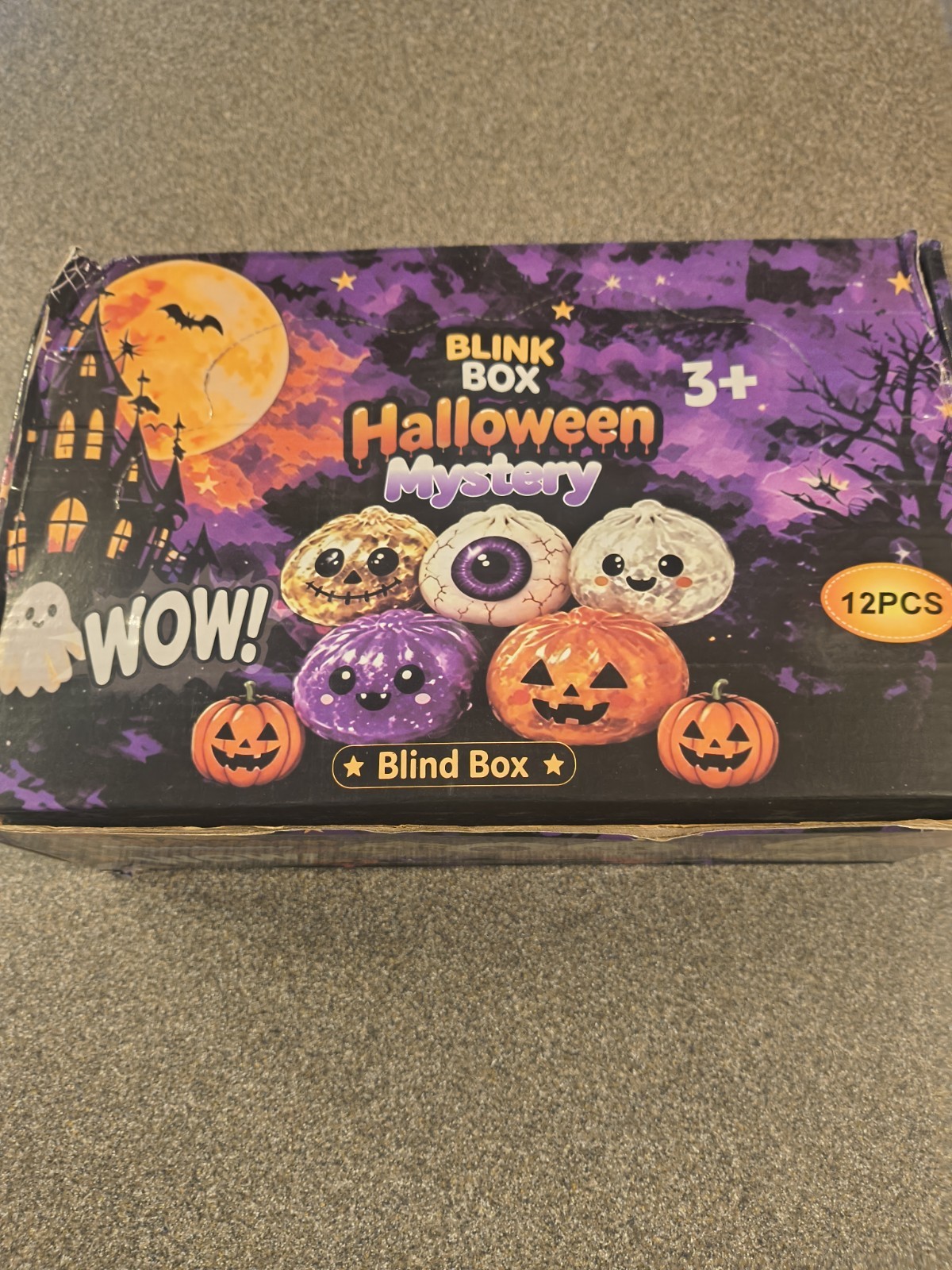 Blink Box Halloween Mystery Blind Box 12pcs Kids Multicolor Blink Box Halloween Mystery Blind Box 12pcs Kids Multicolor