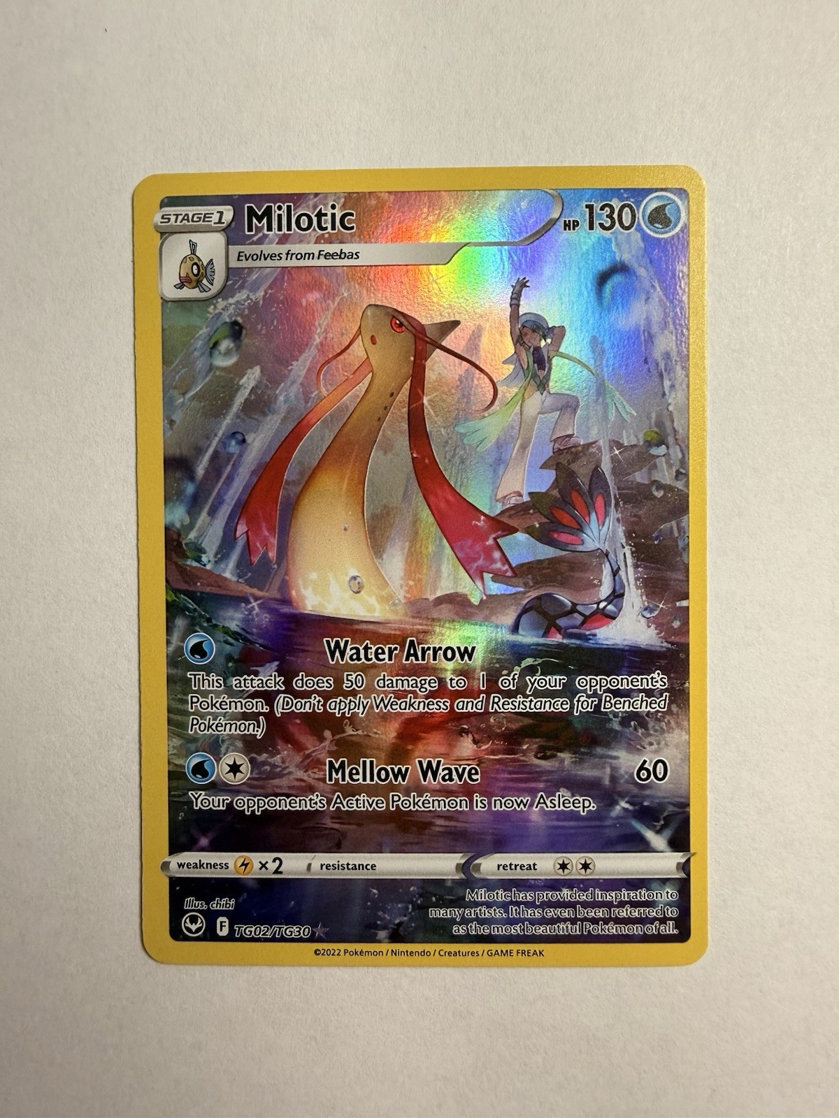 Milotic TG02/TG30 - Silver Tempest Trainer Gallery - LP Pokémon