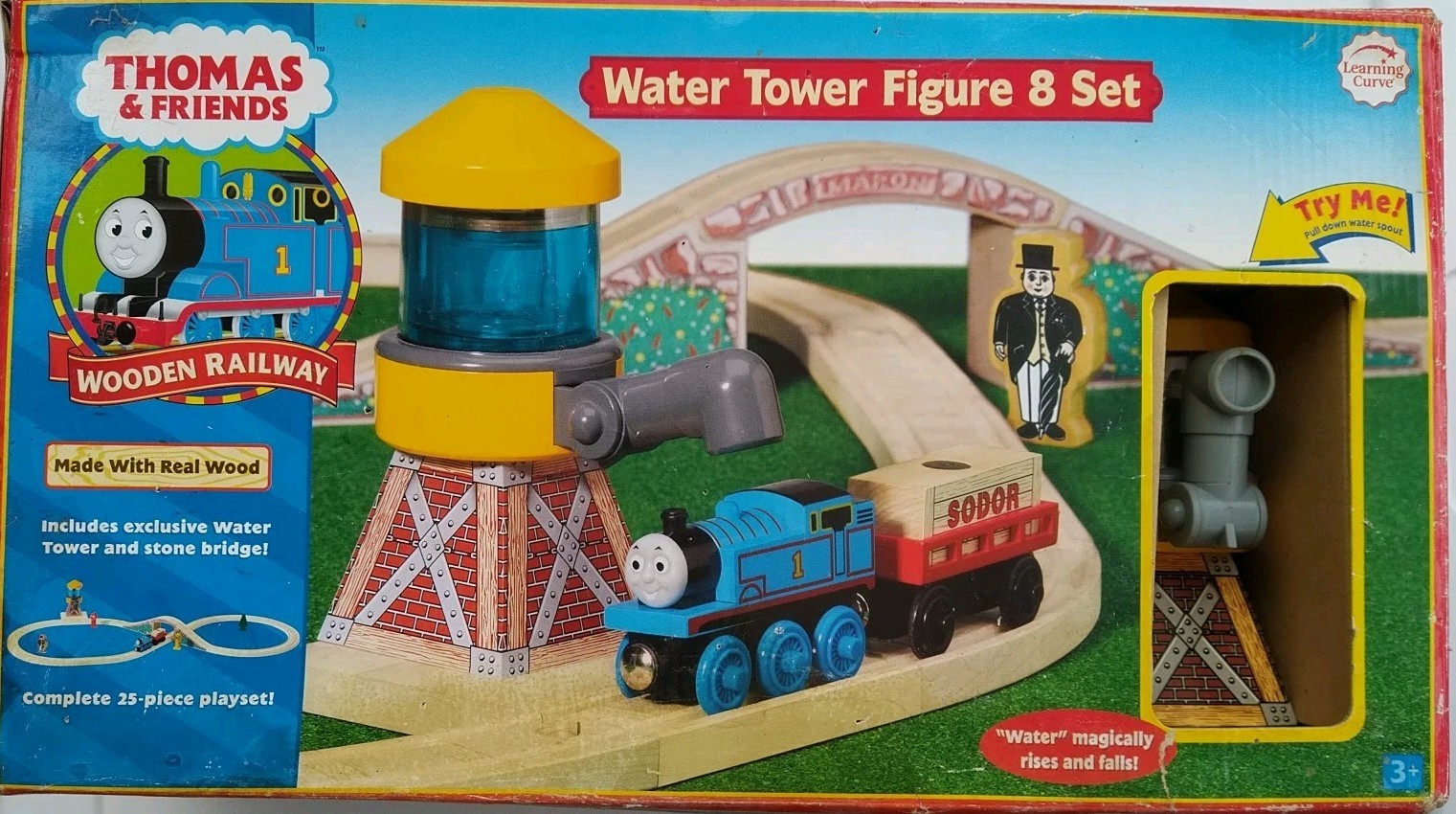 VTG NEW Thomas & Friends Wooden Railway Water Tower Figure 8 Set Complete USA VTG NEW Thomas & Friends Wooden Railway Water Tower Figure 8 Set Complete USA