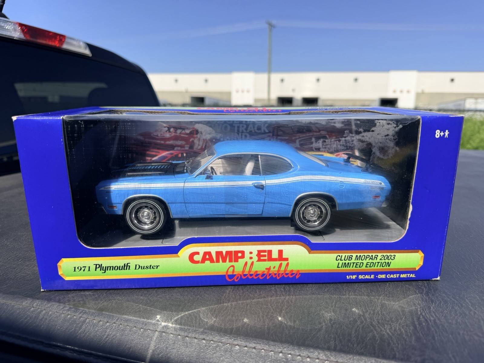 Ertl Campbell 1971 Plymouth Duster Club Mopar 2003 Twister 1:18 New Ertl Campbell 1971 Plymouth Duster Club Mopar 2003 Twister 1:18 New