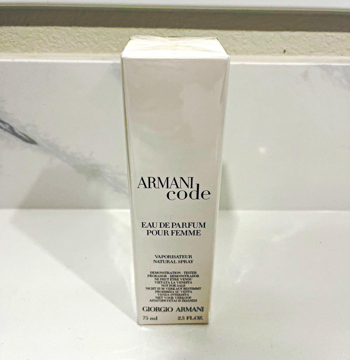 Giorgio Armani Code Pour Femme EDP 2.5 oz 75ml Sealed Discontinued France