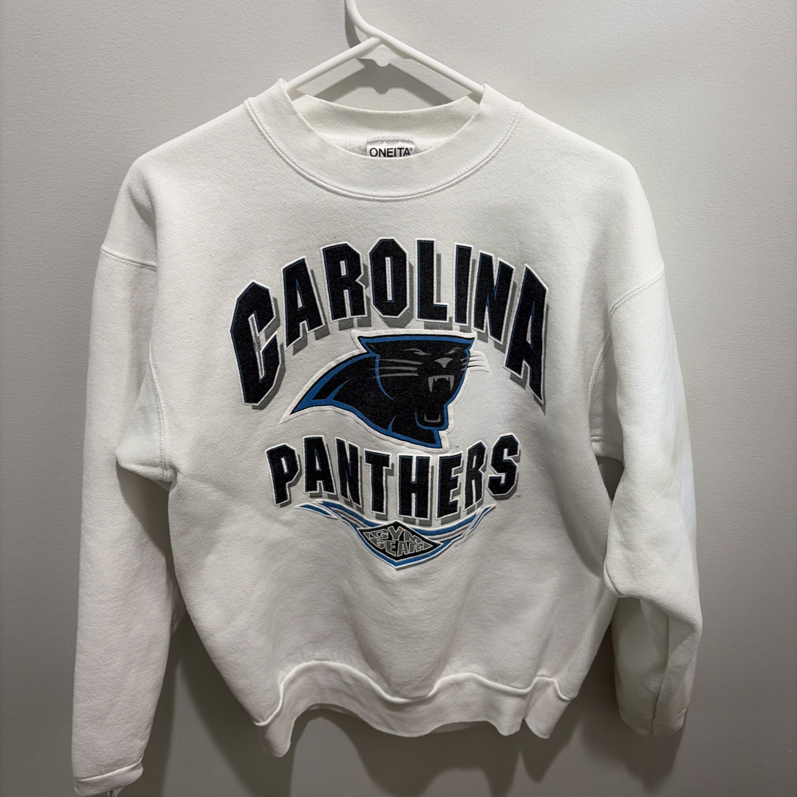 Carolina Panthers 1993 Vintage Crewneck Sweatshirt Size Lg NFL Football USA tag