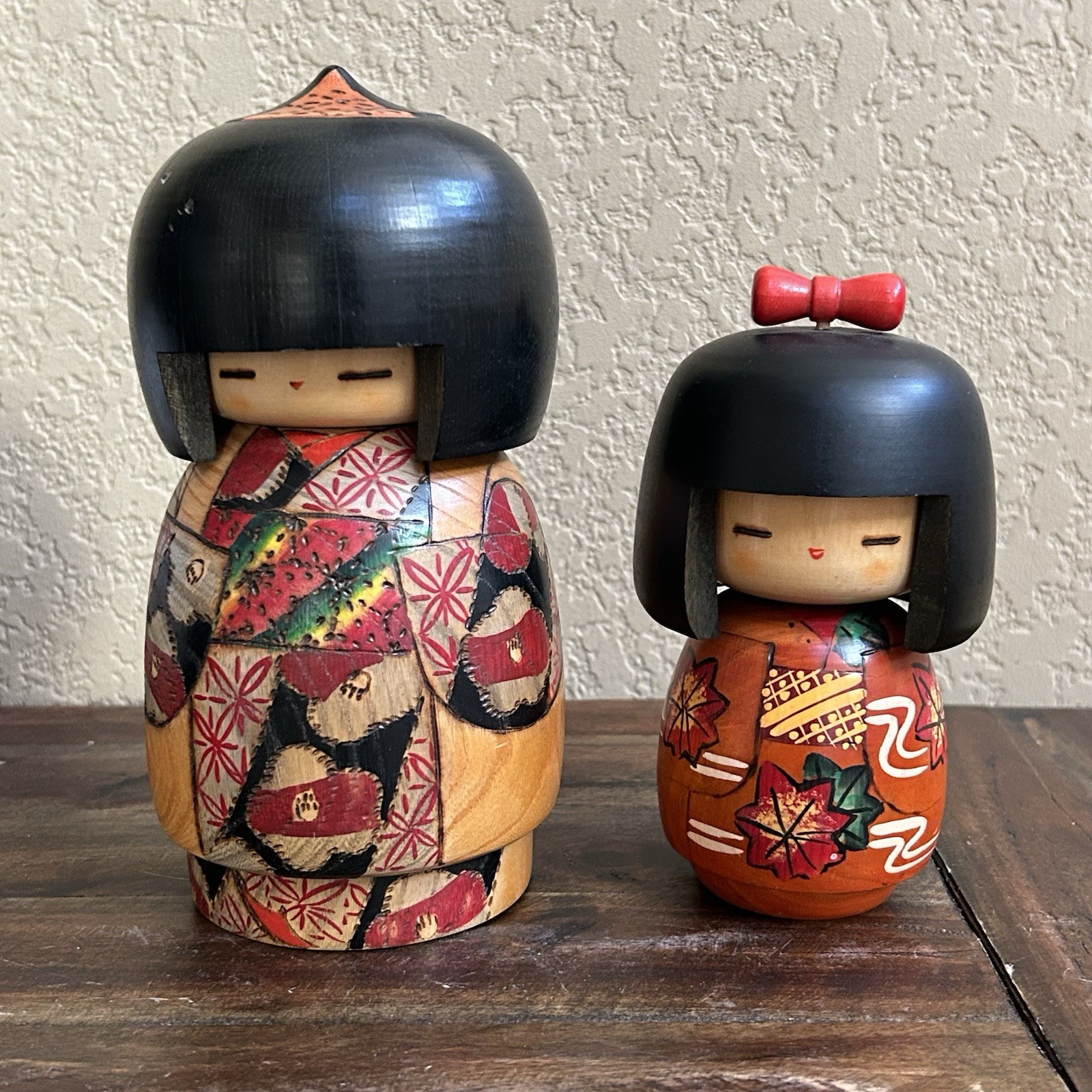 Vintage Japanese Kokeshi Dolls – Signed Tsuchiya – 8\ Vintage Japanese Kokeshi Dolls – Signed Tsuchiya – 8\