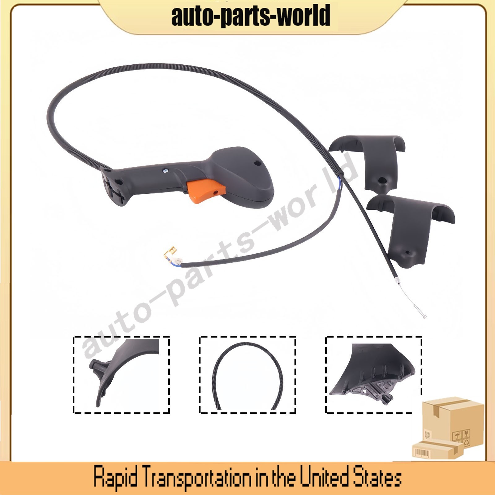 New For Stihl BR500 BR550 BR600 Blower Throttle Control Handle w/ Cable US