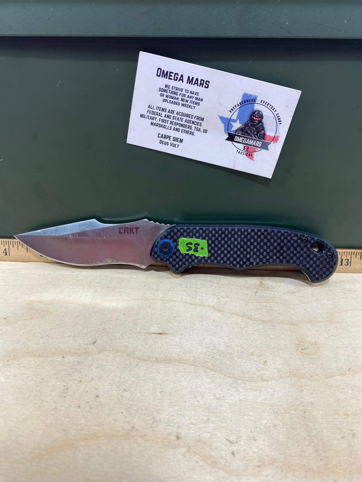 CRKT 7920 P.S.D. #-35. Light usage. Dirty.
