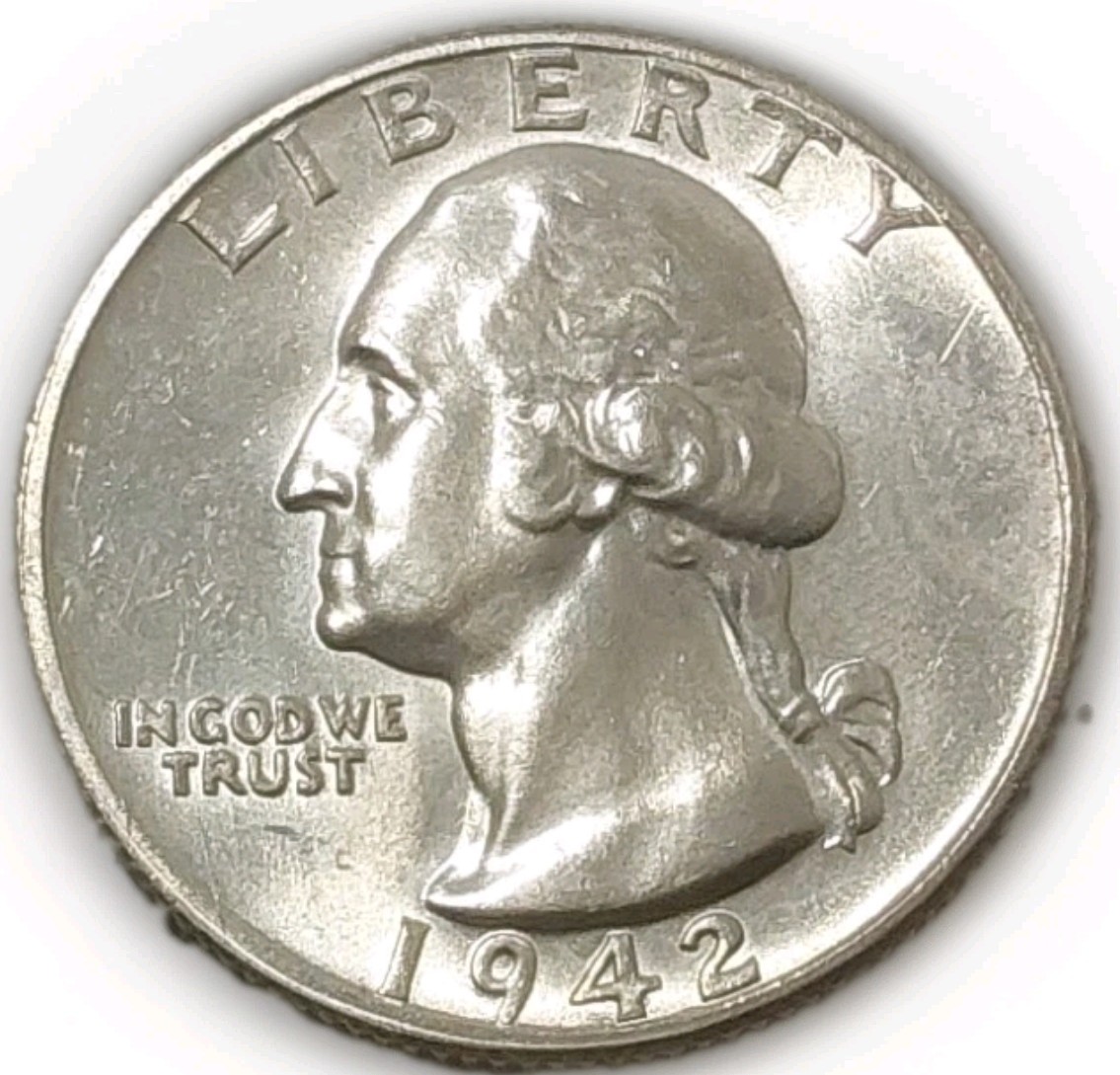 1942-S Washington Quarter Silver 25¢ Gem BU Uncirculated Free Post Tracking 
