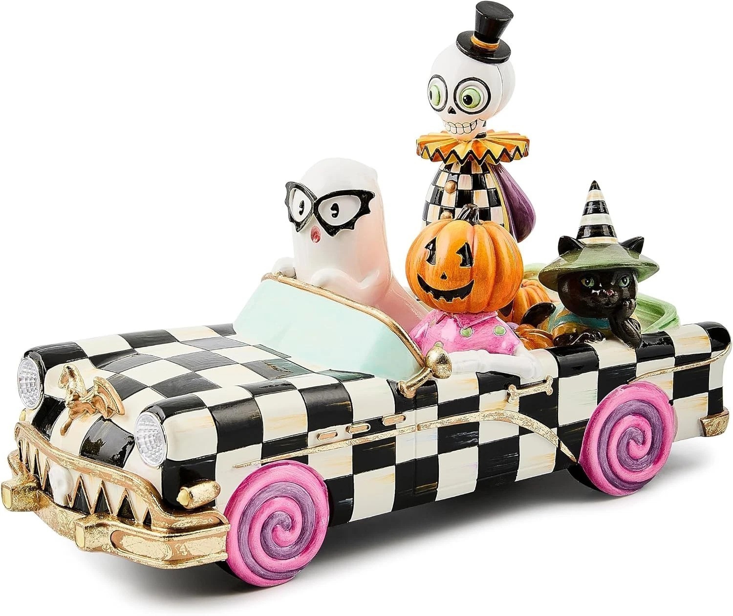 Resin Boo Family Car, Halloween and Fall Home Decor, Trick or Treat Resin Boo Family Car, Halloween and Fall Home Decor, Trick or Treat