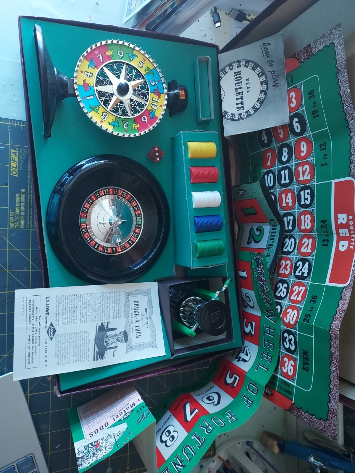 Boxed Vintage Lowe Monte Carlowe Casino Games Set #51 Roulette Horse Race Read Boxed Vintage Lowe Monte Carlowe Casino Games Set #51 Roulette Horse Race Read