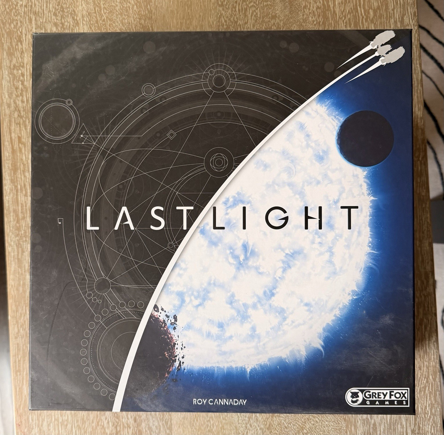 Last Light Board Game Grey Fox Games 4X Space Used Complete Roy Cannaday