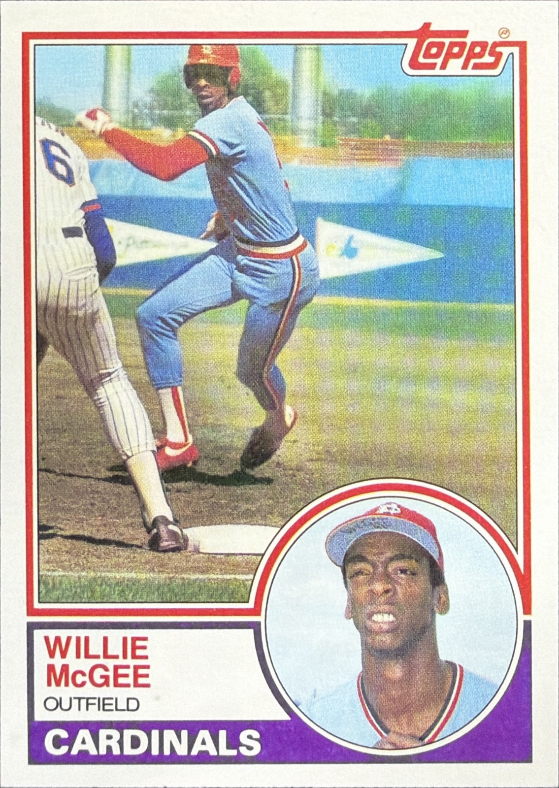 1983 Topps - Willie McGee #49 (RC) Cardinals NM-MT+ *  *