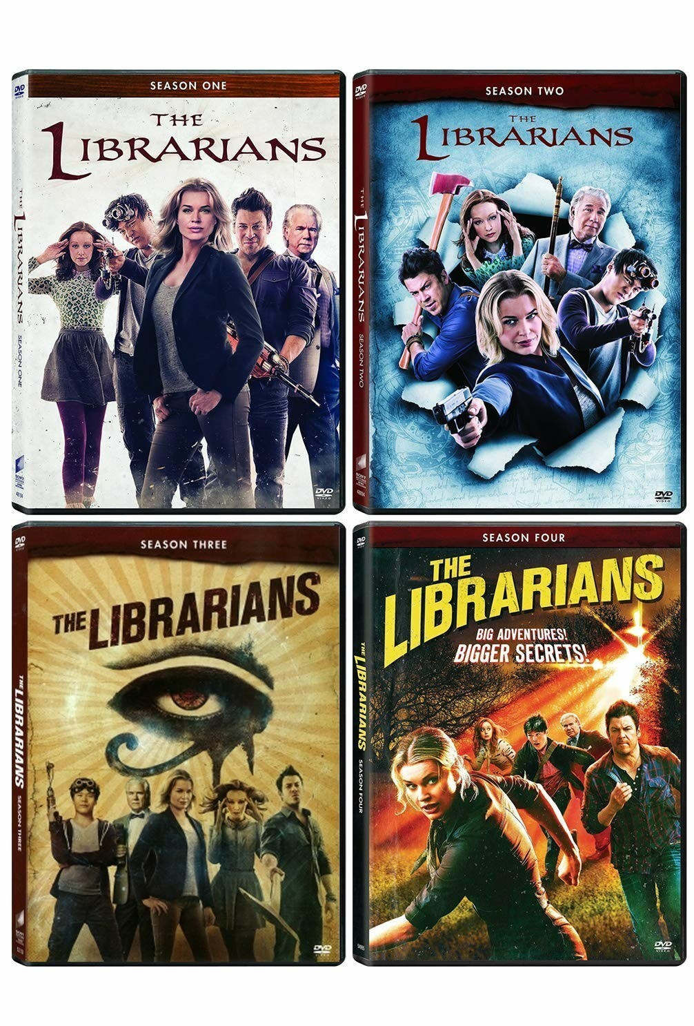 The Librarians: Complete Series DVD Set (Season 1 2 3 4) *NEW/SEALED* 