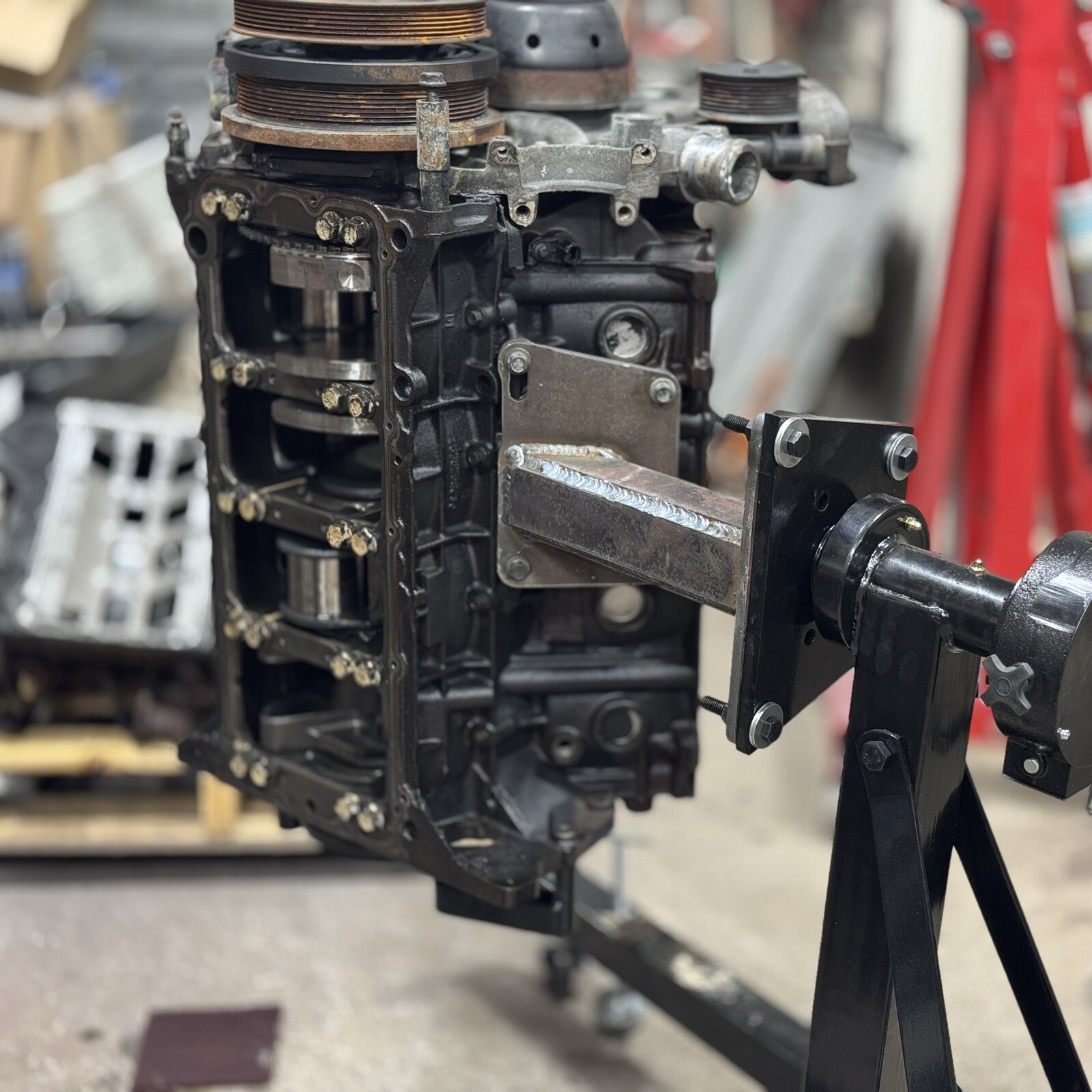 6.0/6.4 Powerstroke Engine Stand Adapter