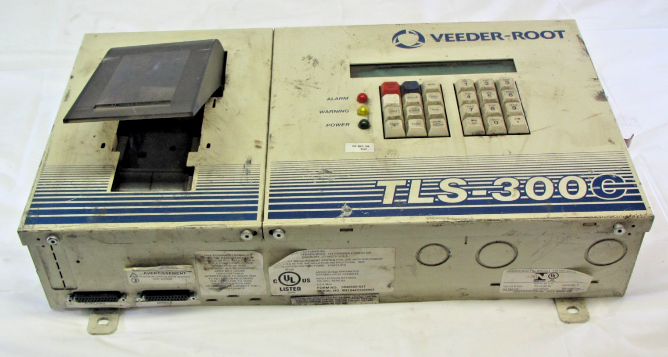 Veeder-Root TLS-300C 0848590-521 Tank Gauge Console w/Printer, For Parts/Repair