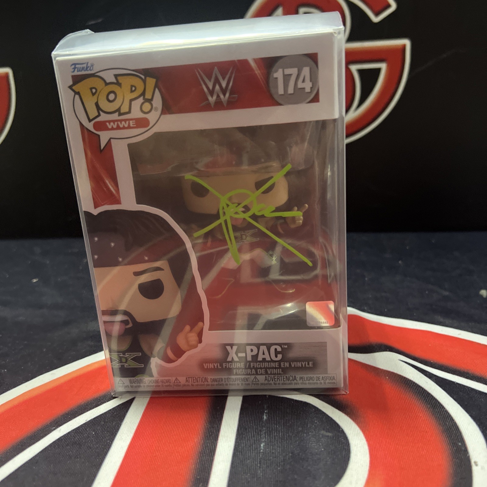 X-Pac Autographed D-Generation X Funko Pop Signed Beckett BAS WWE WWF COA X-Pac Autographed D-Generation X Funko Pop Signed Beckett BAS WWE WWF COA