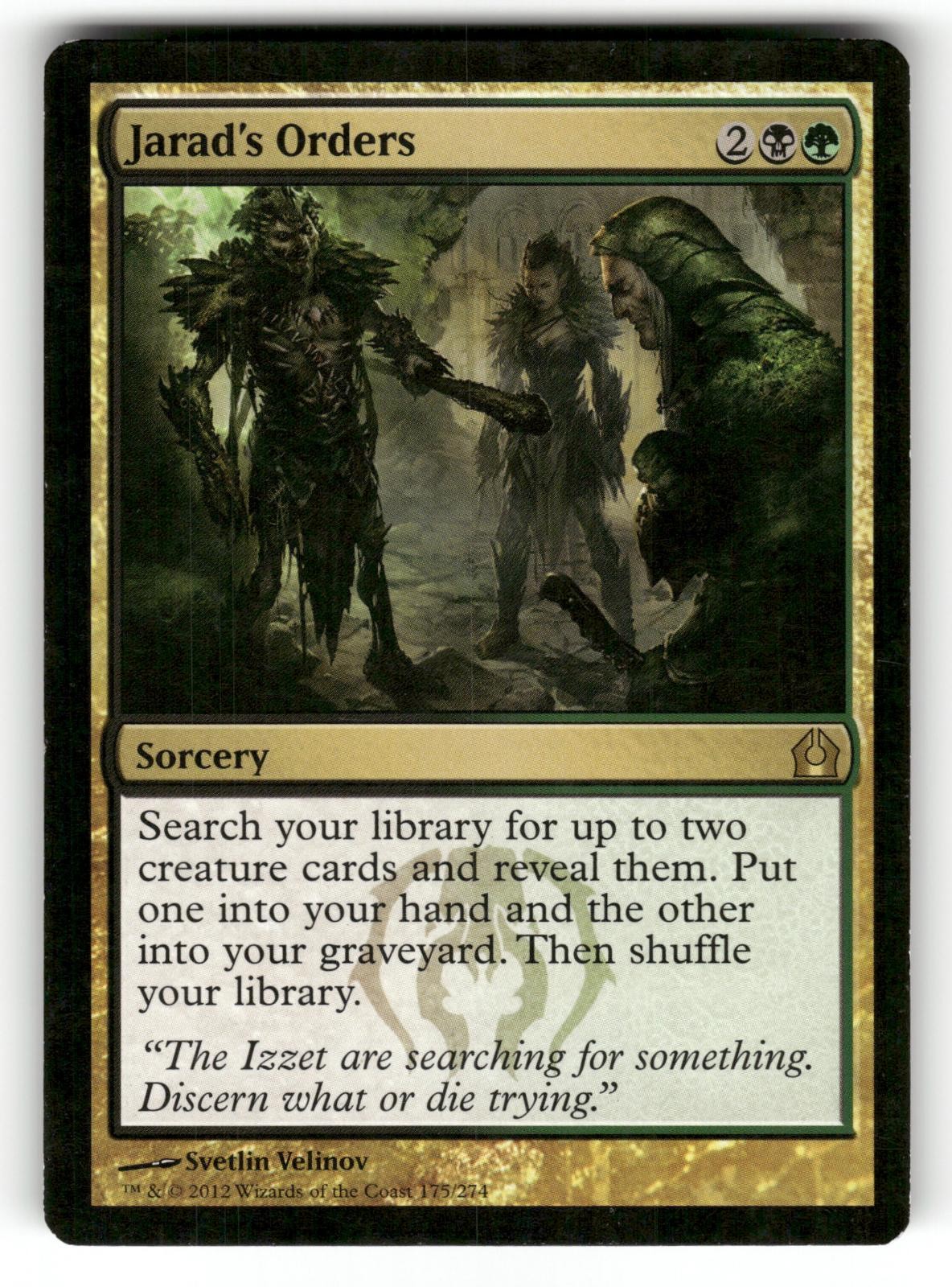 Jarad\'s Orders LP Return to Ravnica 175 MTG Regular Rare