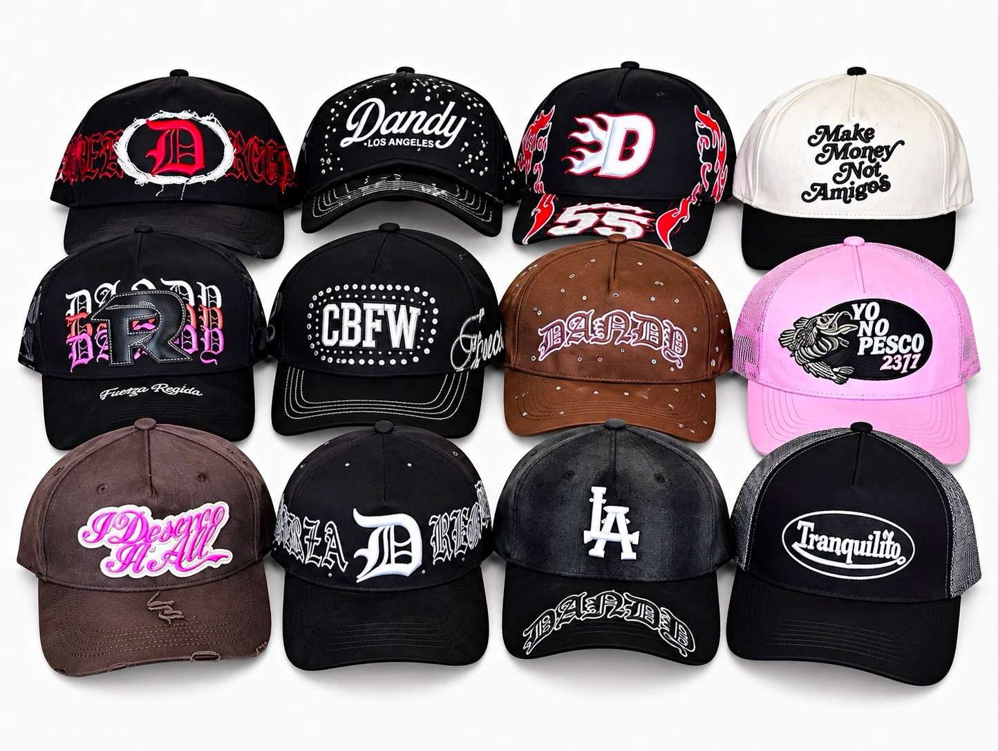 Dandy Hats Lot of 12 Bundle Limited Edition Sold Out