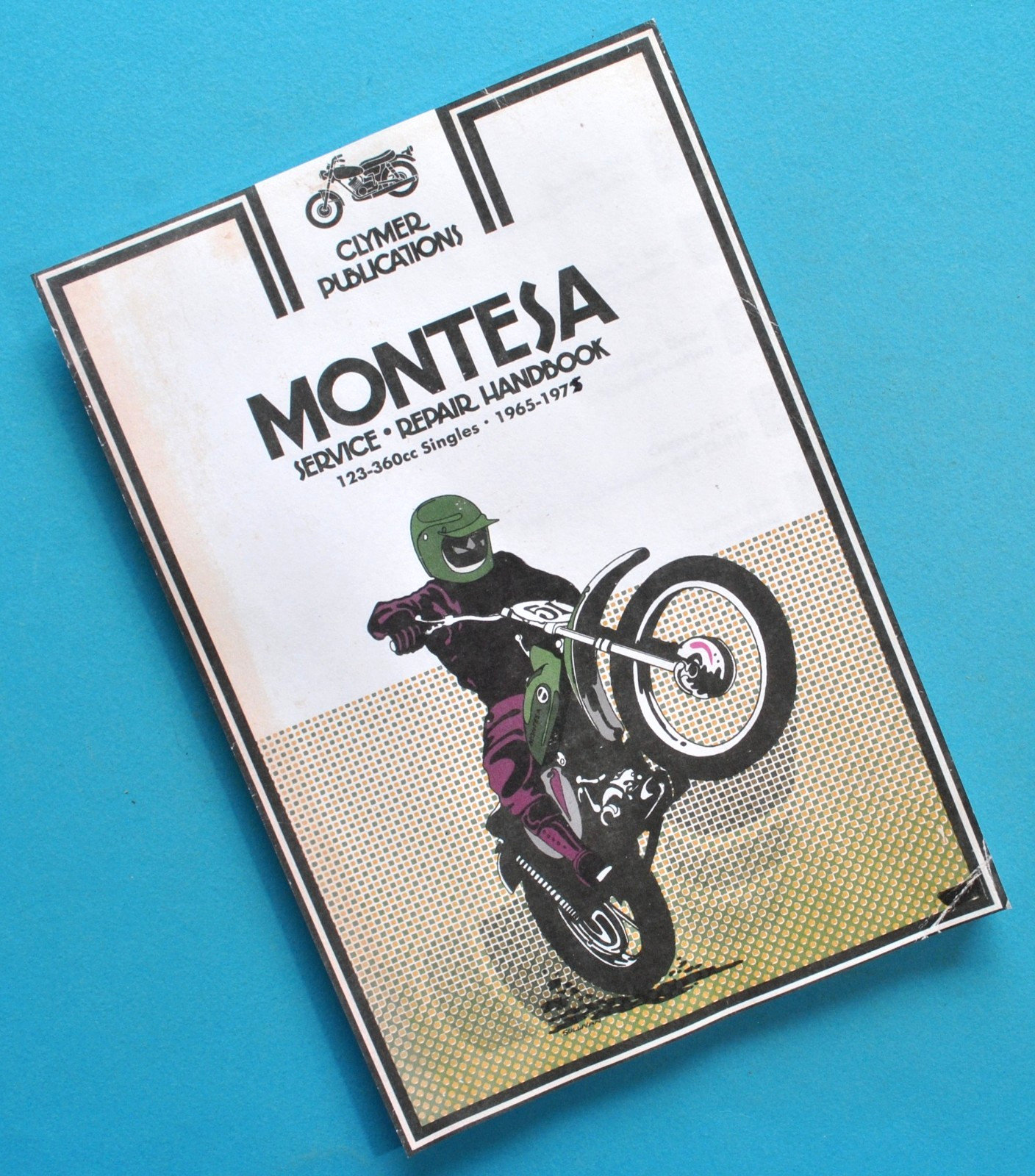 1965-75 Montesa Motorcycle Service Manual Book 125 - 360cc Cappra Scorpion Cota