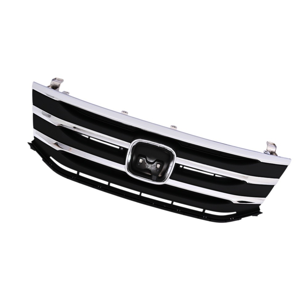 Front Black Grill Grille w/ Chrome Molding Trim For Honda Odyssey 2011 2012 2013