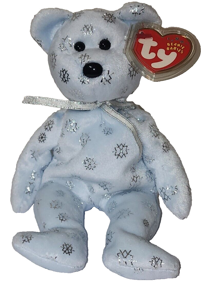 Ty Beanie Baby 🎄 FLAKY the Bear (8.5 Inch) NEW MWMTs Plush Stuffed Animal Toy