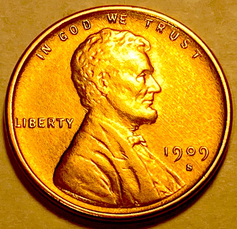 1909 S VDB Lincoln Cent CHOICE / GEM BU RED