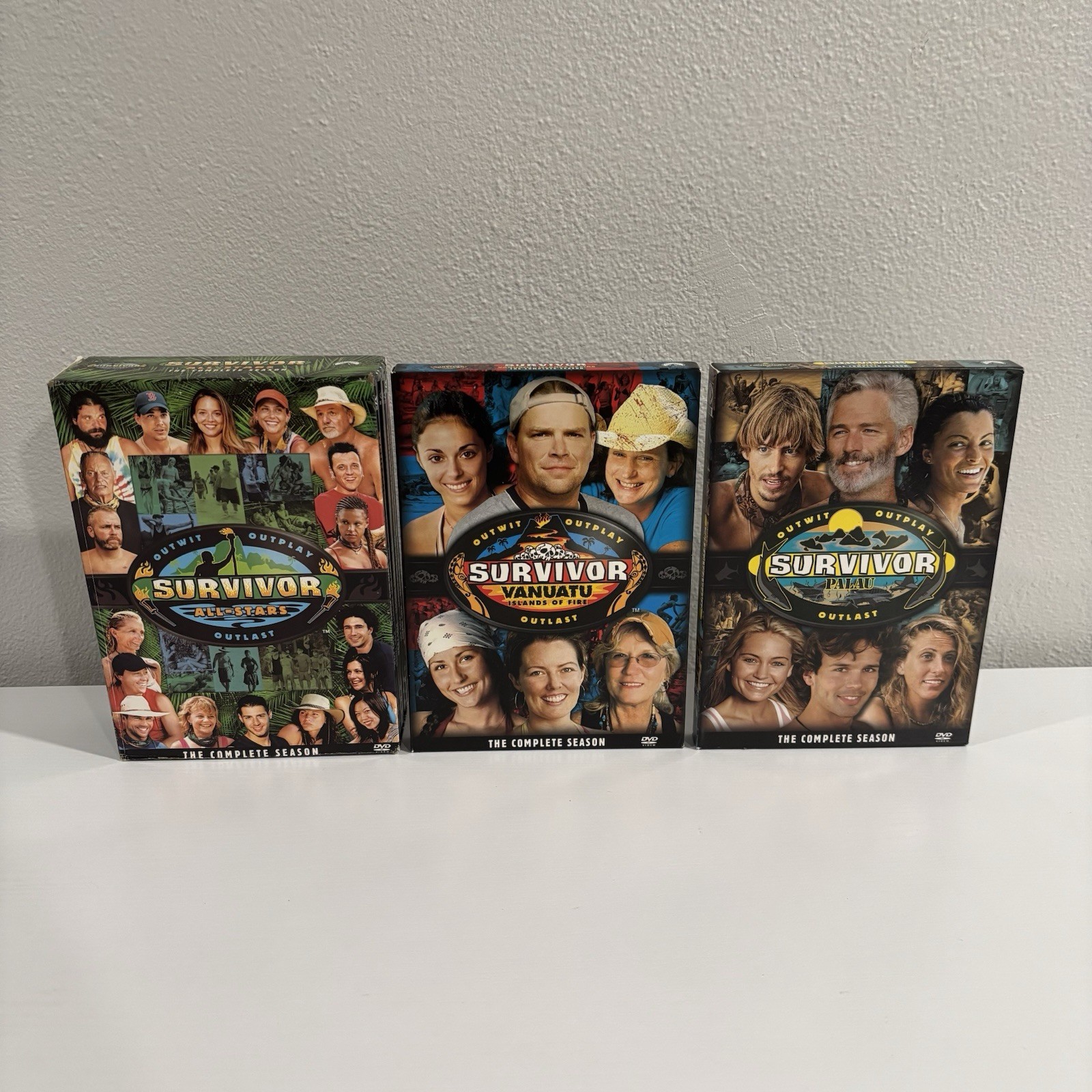 Survivor DVD Lot All-Stars Vanuatu Palau