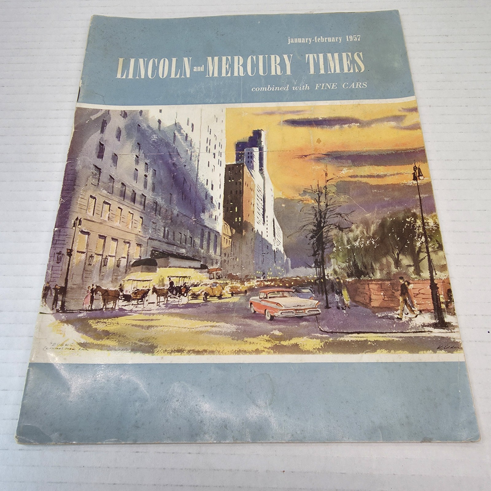 Vintage 1957 Lincoln & Mercury Times Magazine Jan-Feb Dealer Issue