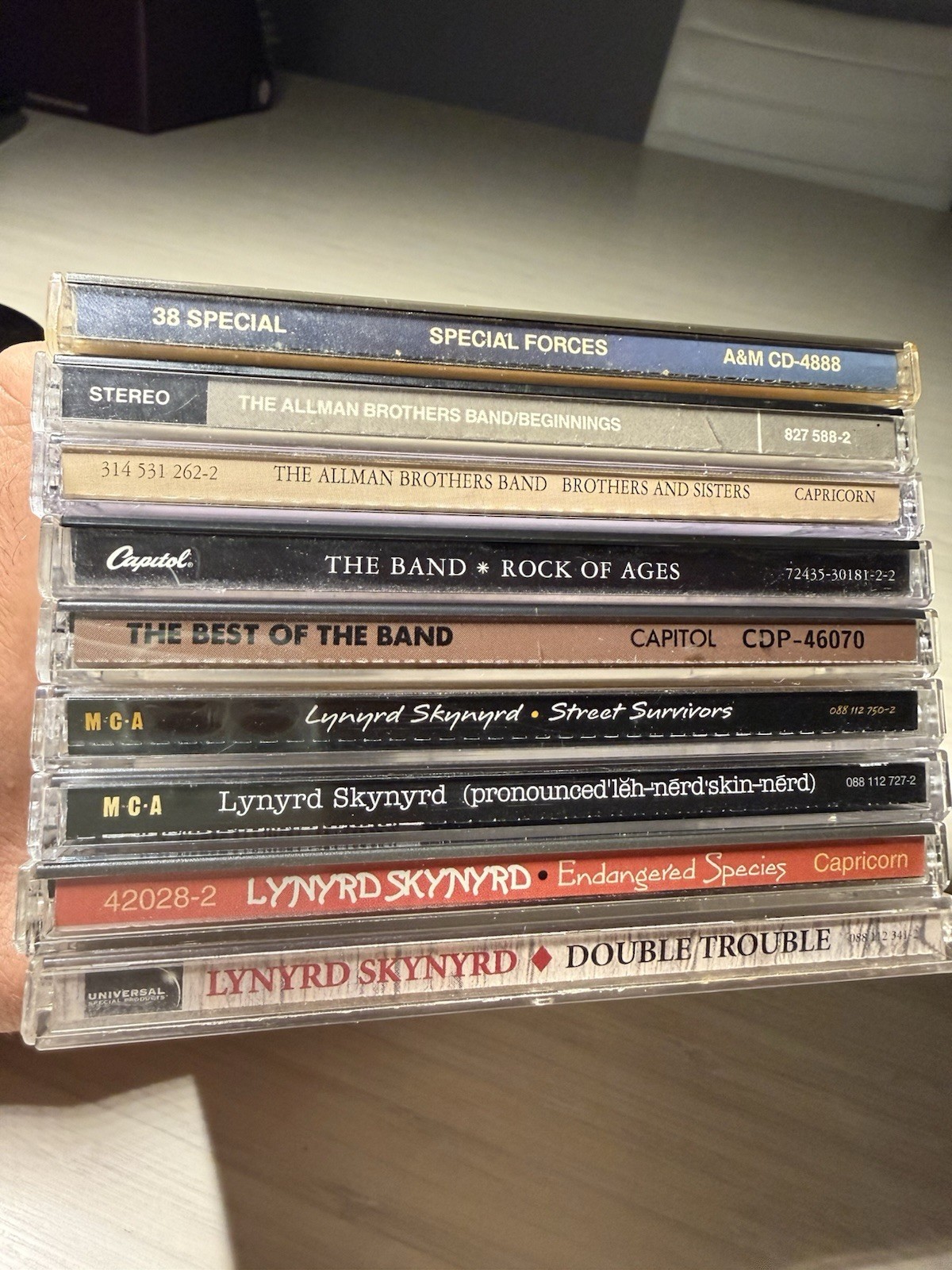 Lynyrd Skynyrd Allman Brothers The Band 38 Special Southern Rock 10 CD Lot