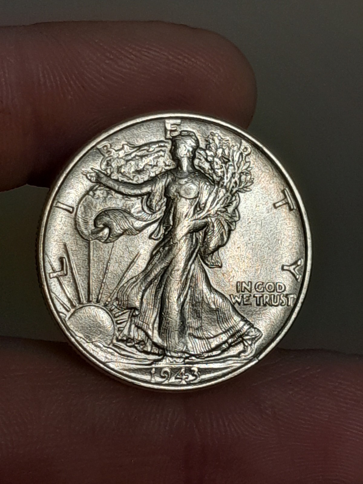 1943- P Walking Liberty Half Dollar AU-UNC #7 1943- P Walking Liberty Half Dollar AU-UNC #7