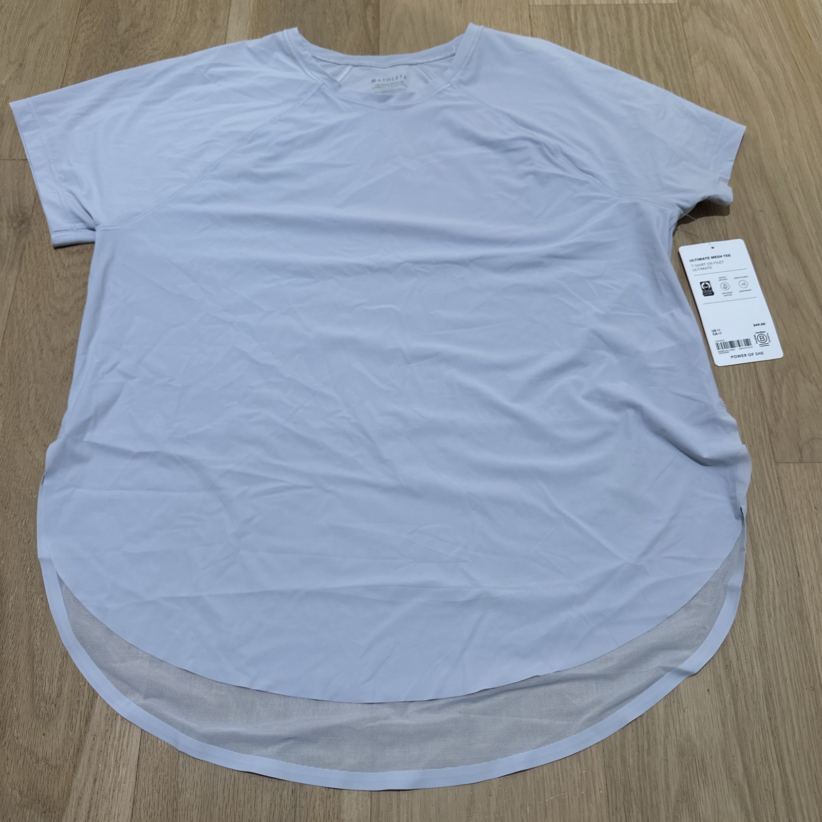 Athleta Ultimate Mesh Tee NWT Size M Athleta Ultimate Mesh Tee NWT Size M