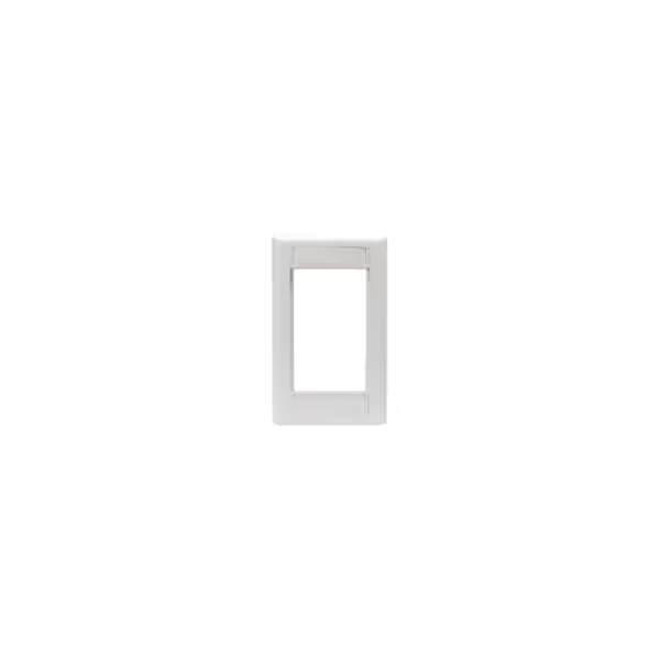 Hubbell iSTATION IMF1W Single Gang Modular Faceplate - 1-gang - White