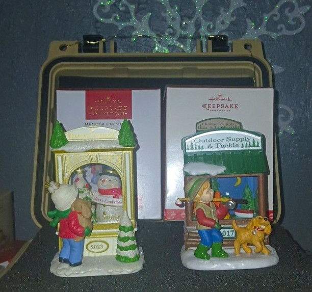 Hallmark Keepsake Ornament Club Member Exclusive Christmas Snowman Lot of 2 Hallmark Keepsake Ornament Club Member Exclusive Christmas Snowman Lot of 2